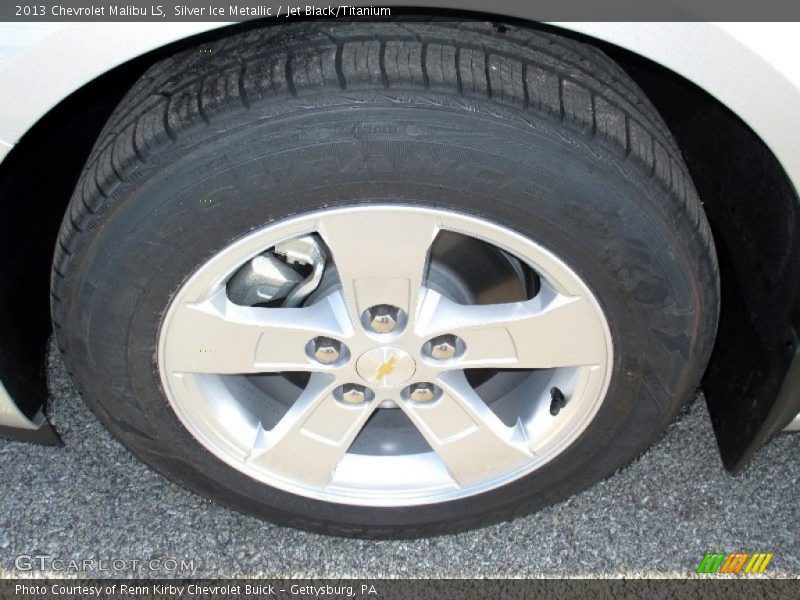 Silver Ice Metallic / Jet Black/Titanium 2013 Chevrolet Malibu LS