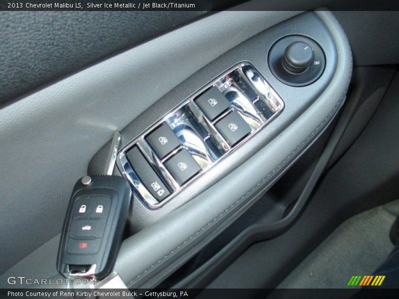 Silver Ice Metallic / Jet Black/Titanium 2013 Chevrolet Malibu LS