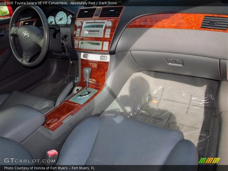 Absolutely Red / Dark Stone 2006 Toyota Solara SE V6 Convertible