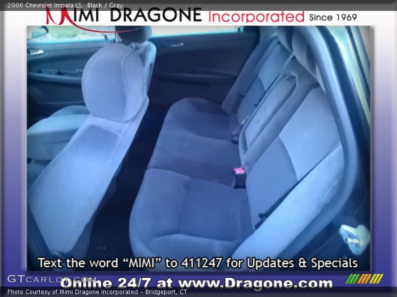 Black / Gray 2006 Chevrolet Impala LS