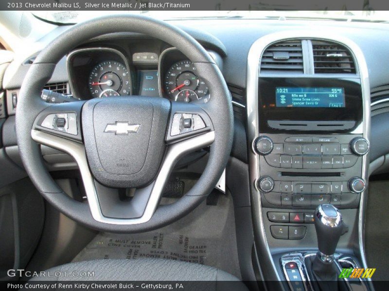 Silver Ice Metallic / Jet Black/Titanium 2013 Chevrolet Malibu LS