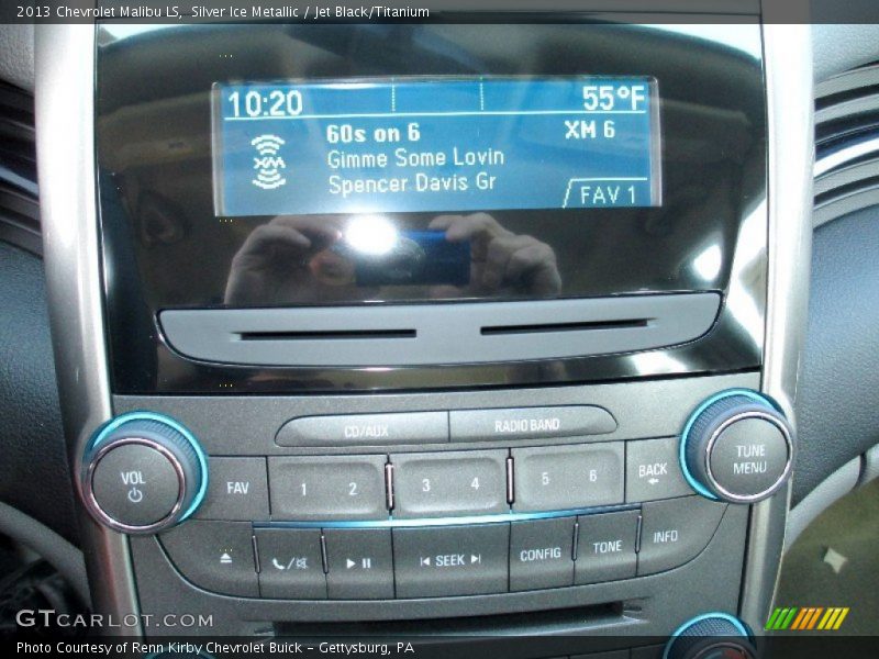 Silver Ice Metallic / Jet Black/Titanium 2013 Chevrolet Malibu LS