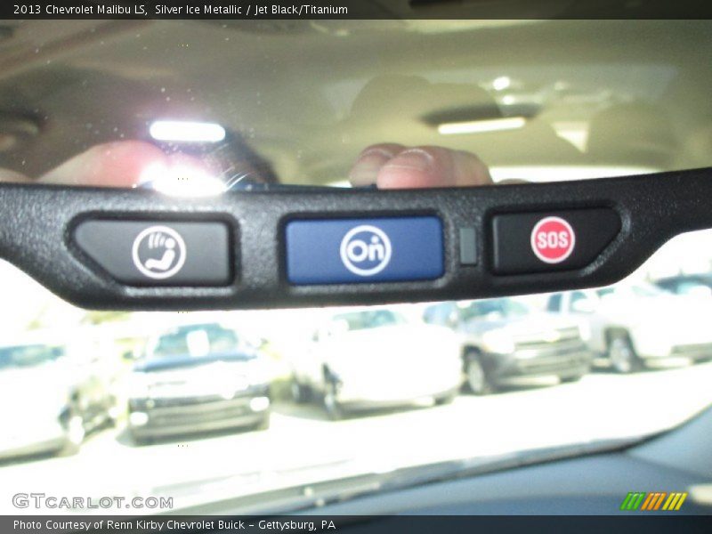 Silver Ice Metallic / Jet Black/Titanium 2013 Chevrolet Malibu LS