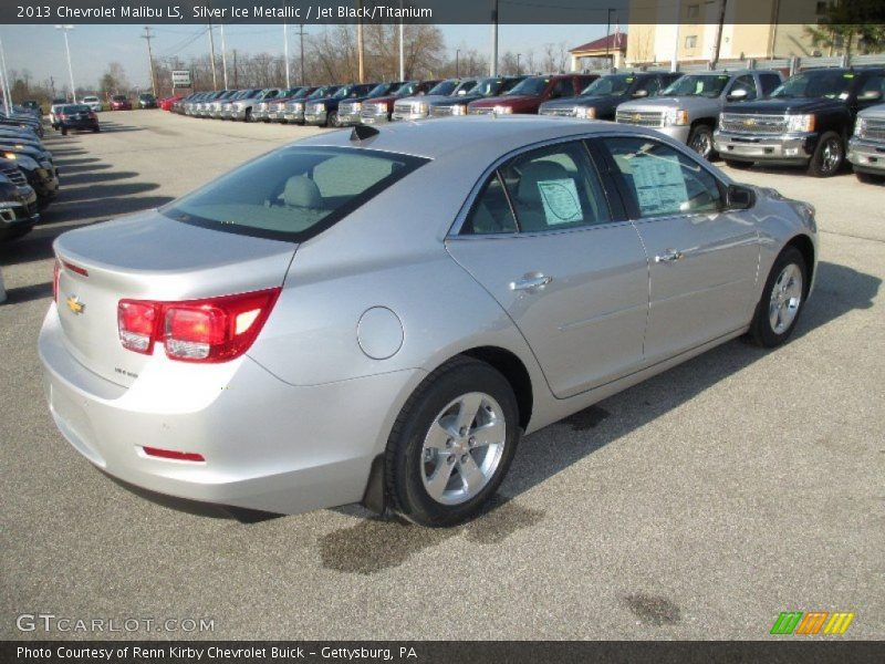 Silver Ice Metallic / Jet Black/Titanium 2013 Chevrolet Malibu LS