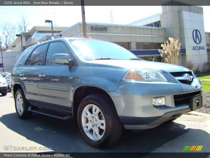 Steel Blue Metallic / Ebony 2006 Acura MDX