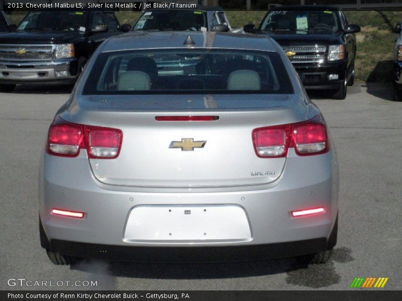 Silver Ice Metallic / Jet Black/Titanium 2013 Chevrolet Malibu LS