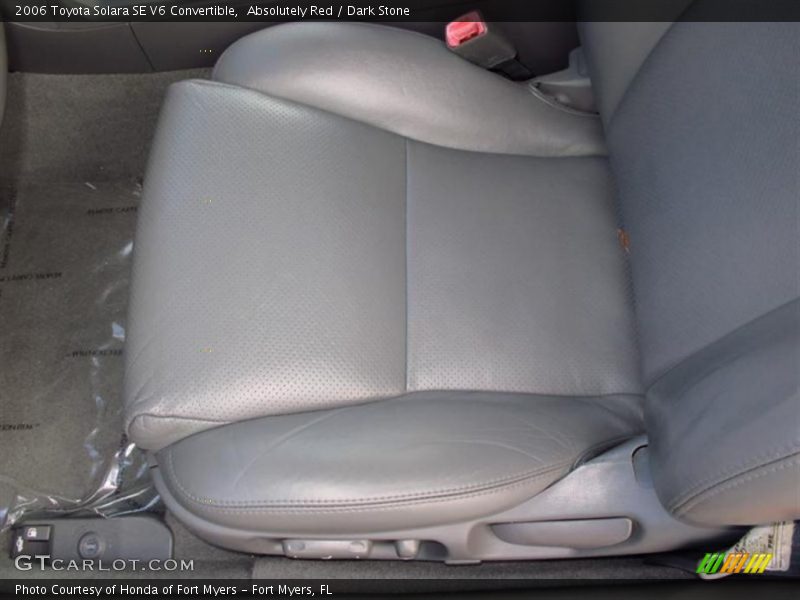 Absolutely Red / Dark Stone 2006 Toyota Solara SE V6 Convertible