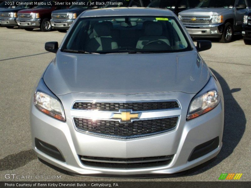 Silver Ice Metallic / Jet Black/Titanium 2013 Chevrolet Malibu LS