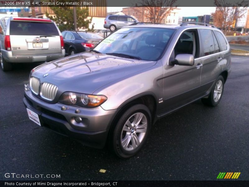 Stratus Grey Metallic / Black 2006 BMW X5 4.4i