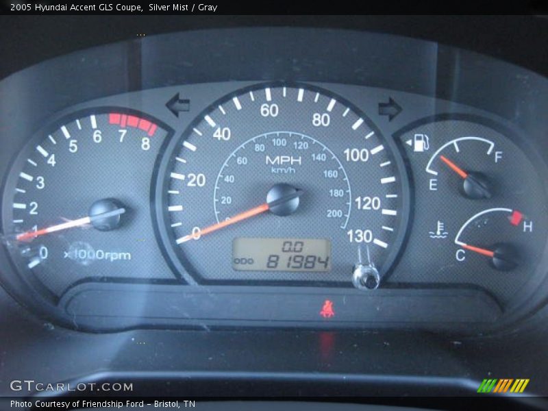 Silver Mist / Gray 2005 Hyundai Accent GLS Coupe