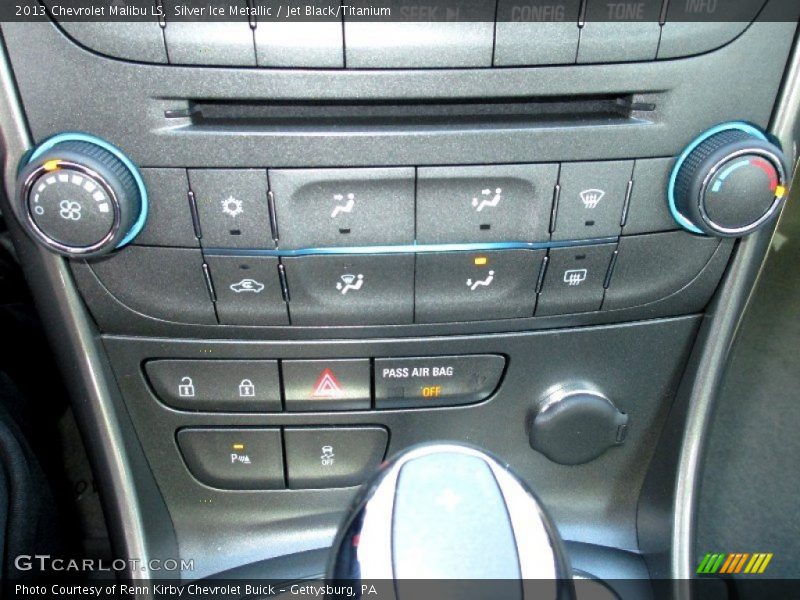 Silver Ice Metallic / Jet Black/Titanium 2013 Chevrolet Malibu LS