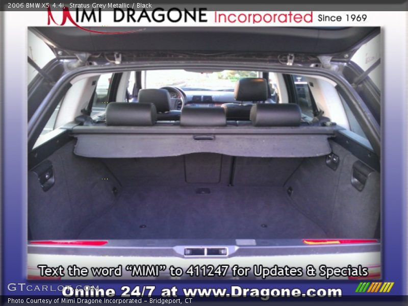 Stratus Grey Metallic / Black 2006 BMW X5 4.4i