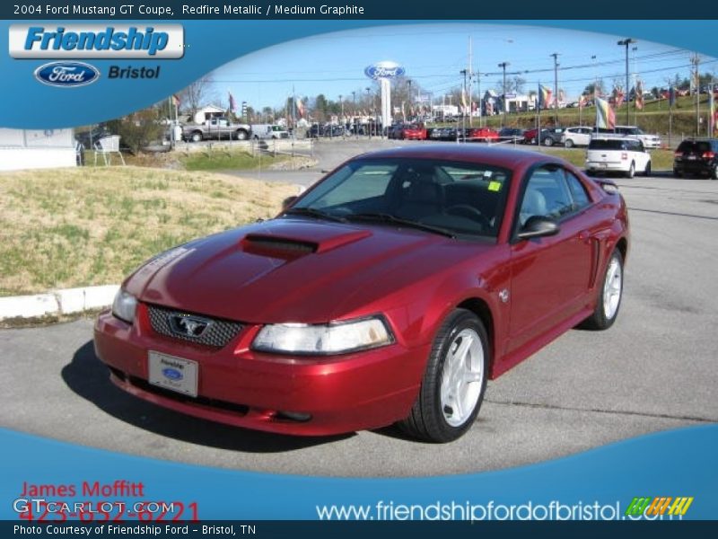 Redfire Metallic / Medium Graphite 2004 Ford Mustang GT Coupe