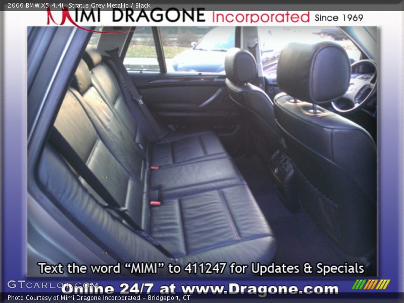 Stratus Grey Metallic / Black 2006 BMW X5 4.4i