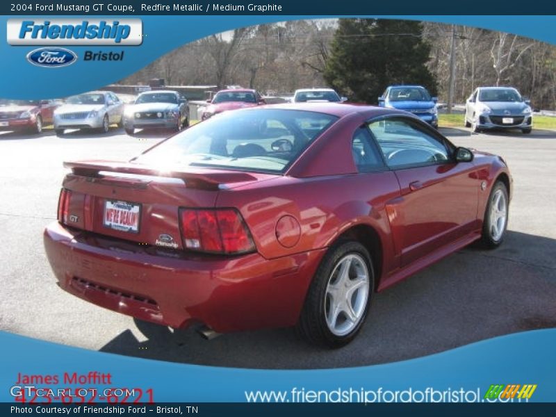 Redfire Metallic / Medium Graphite 2004 Ford Mustang GT Coupe
