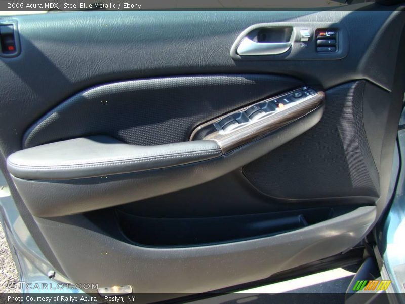 Steel Blue Metallic / Ebony 2006 Acura MDX