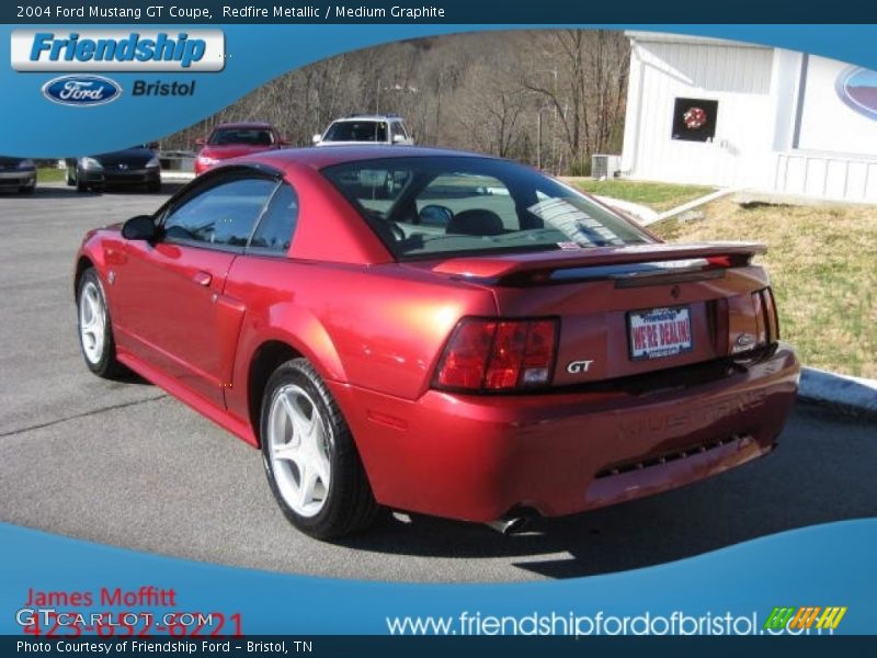 Redfire Metallic / Medium Graphite 2004 Ford Mustang GT Coupe