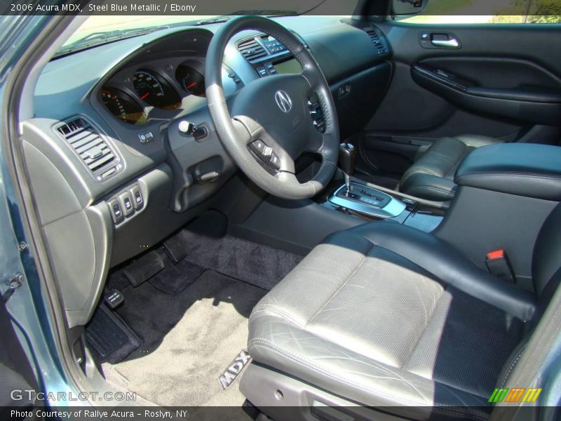 Steel Blue Metallic / Ebony 2006 Acura MDX