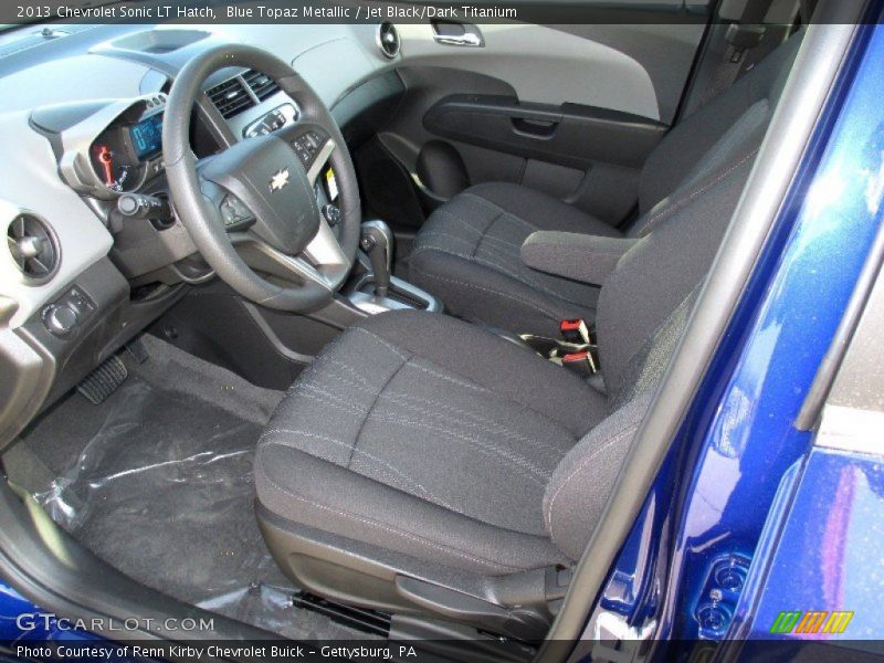  2013 Sonic LT Hatch Jet Black/Dark Titanium Interior