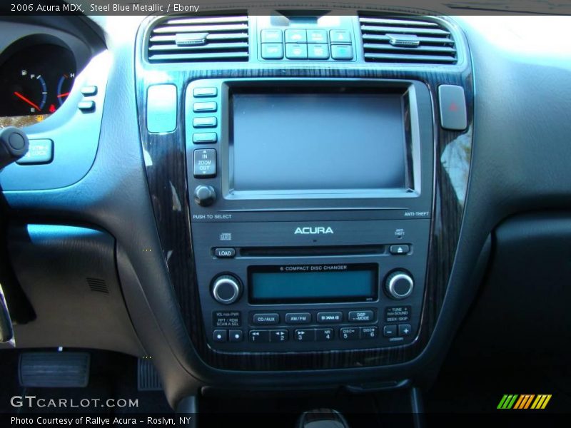 Steel Blue Metallic / Ebony 2006 Acura MDX