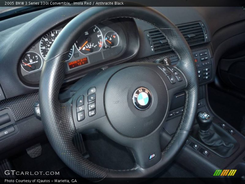 Imola Red / Anthracite Black 2005 BMW 3 Series 330i Convertible
