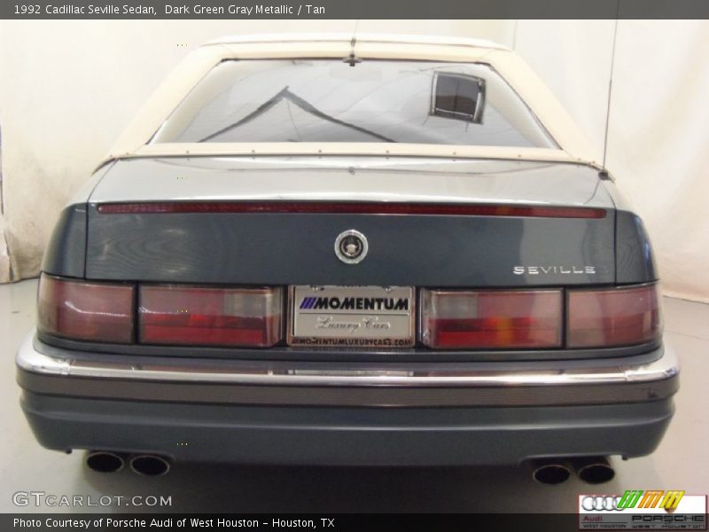 Dark Green Gray Metallic / Tan 1992 Cadillac Seville Sedan