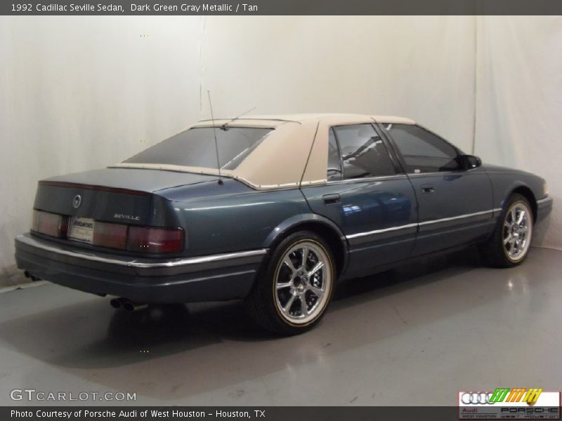 Dark Green Gray Metallic / Tan 1992 Cadillac Seville Sedan