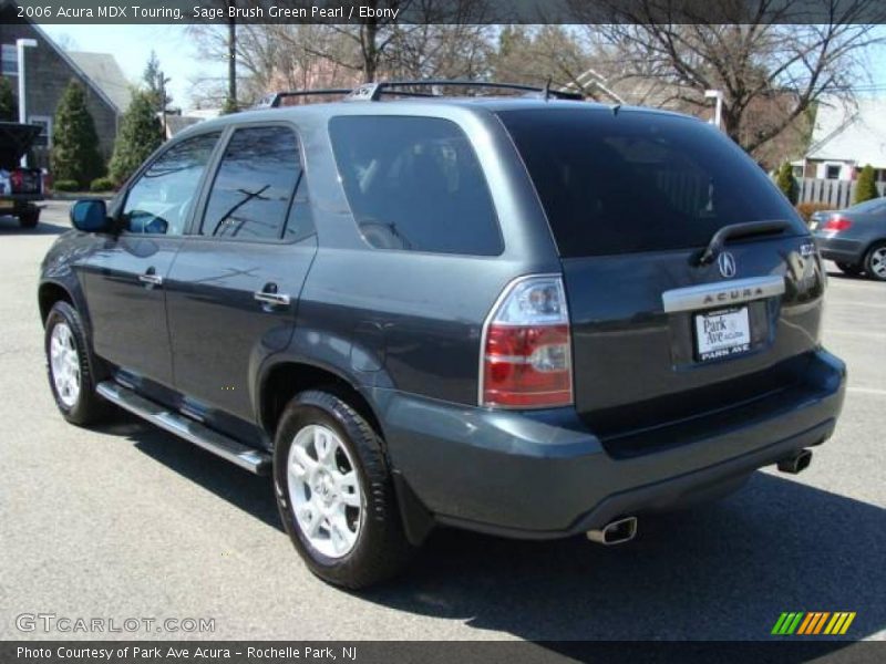 Sage Brush Green Pearl / Ebony 2006 Acura MDX Touring