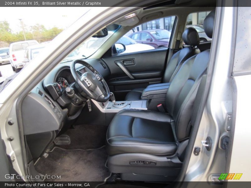 Brilliant Silver Metallic / Graphite 2004 Infiniti FX 35