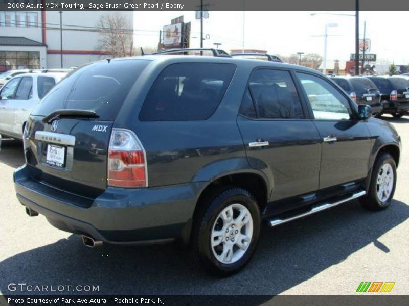 Sage Brush Green Pearl / Ebony 2006 Acura MDX Touring
