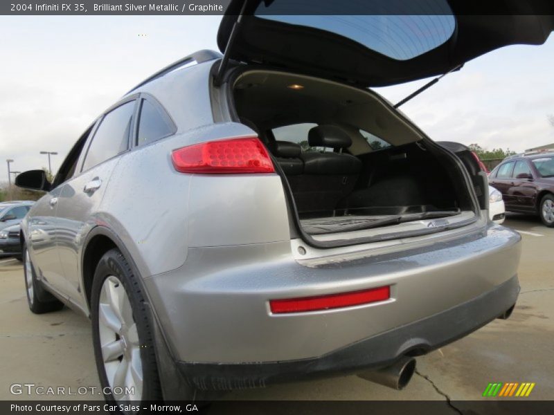 Brilliant Silver Metallic / Graphite 2004 Infiniti FX 35