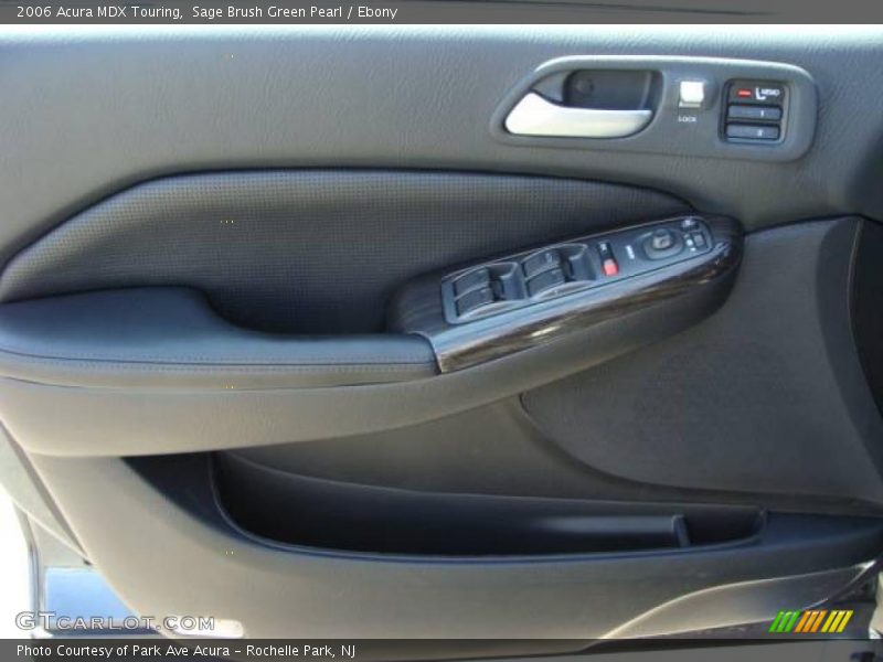 Sage Brush Green Pearl / Ebony 2006 Acura MDX Touring