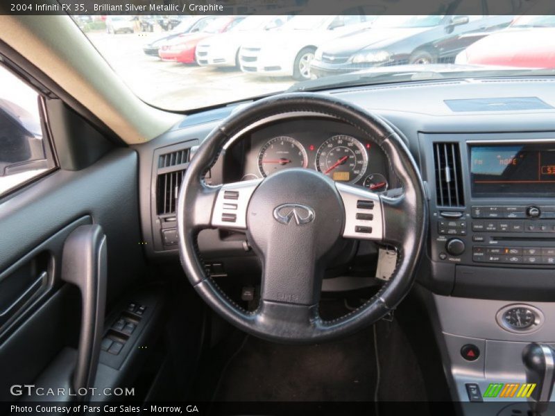 Brilliant Silver Metallic / Graphite 2004 Infiniti FX 35