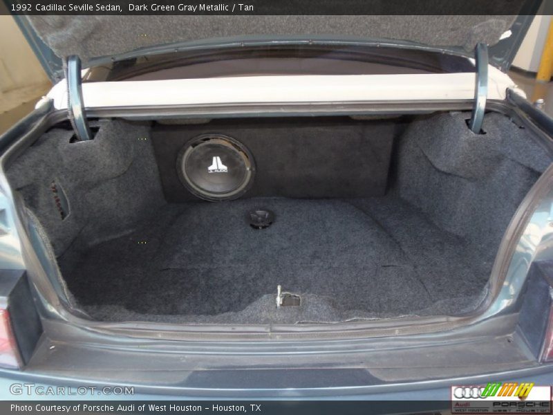 Dark Green Gray Metallic / Tan 1992 Cadillac Seville Sedan