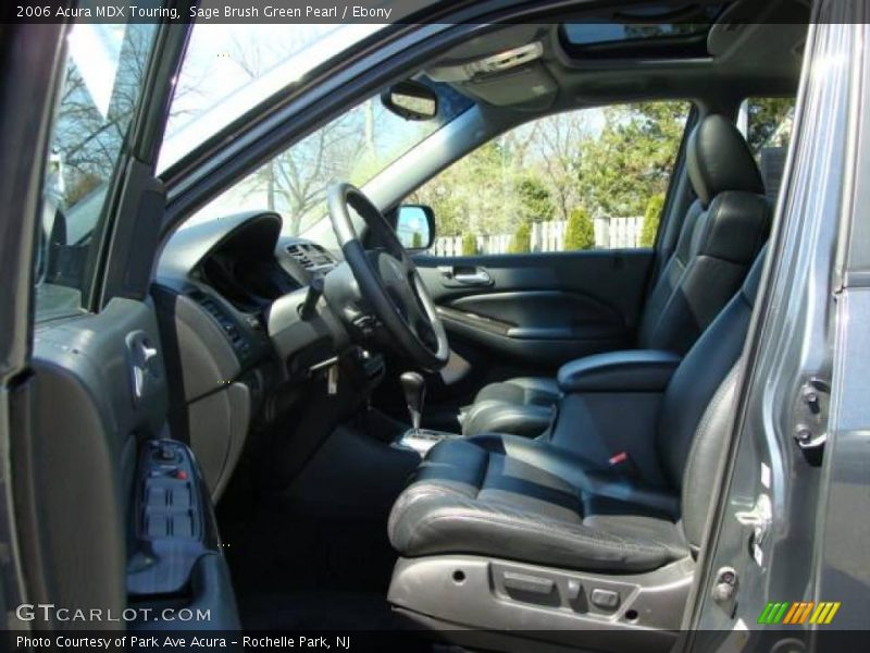 Sage Brush Green Pearl / Ebony 2006 Acura MDX Touring