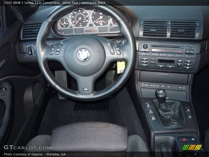 Imola Red / Anthracite Black 2005 BMW 3 Series 330i Convertible