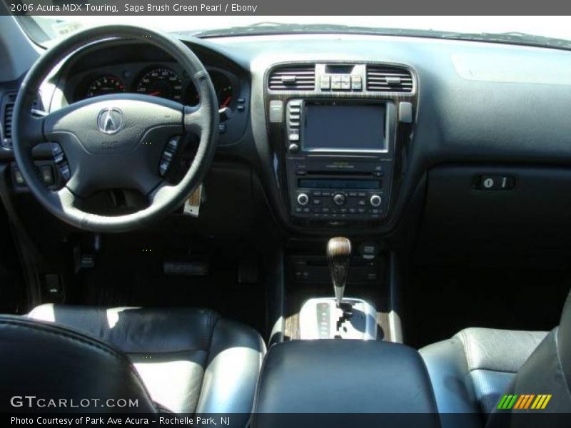 Sage Brush Green Pearl / Ebony 2006 Acura MDX Touring