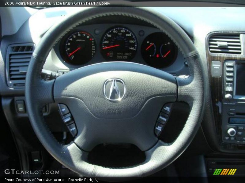Sage Brush Green Pearl / Ebony 2006 Acura MDX Touring