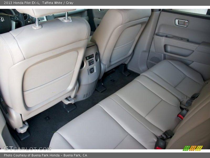 Taffeta White / Gray 2013 Honda Pilot EX-L