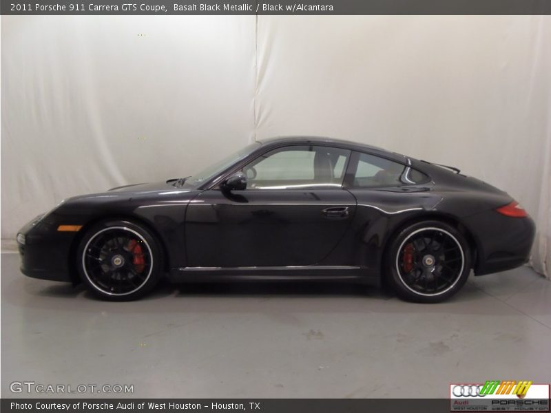 Basalt Black Metallic / Black w/Alcantara 2011 Porsche 911 Carrera GTS Coupe