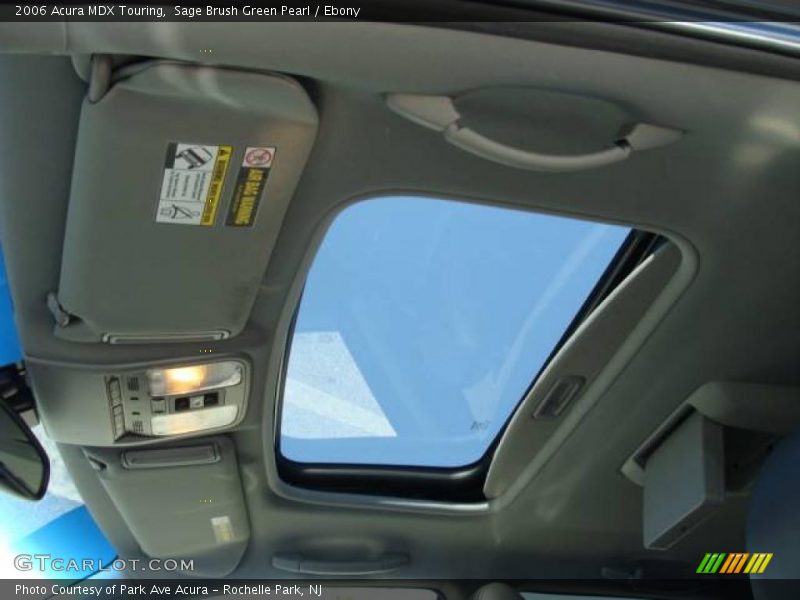 Sage Brush Green Pearl / Ebony 2006 Acura MDX Touring