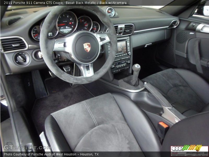 Basalt Black Metallic / Black w/Alcantara 2011 Porsche 911 Carrera GTS Coupe
