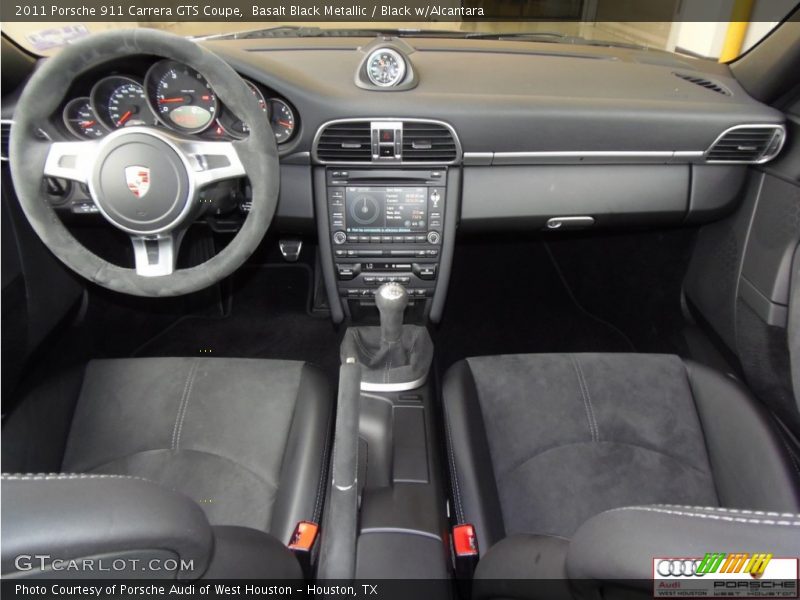 Basalt Black Metallic / Black w/Alcantara 2011 Porsche 911 Carrera GTS Coupe