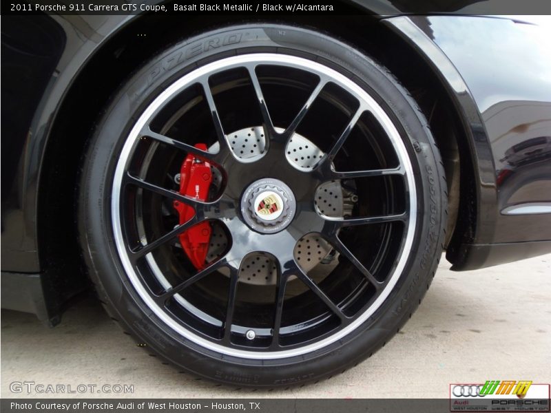Basalt Black Metallic / Black w/Alcantara 2011 Porsche 911 Carrera GTS Coupe