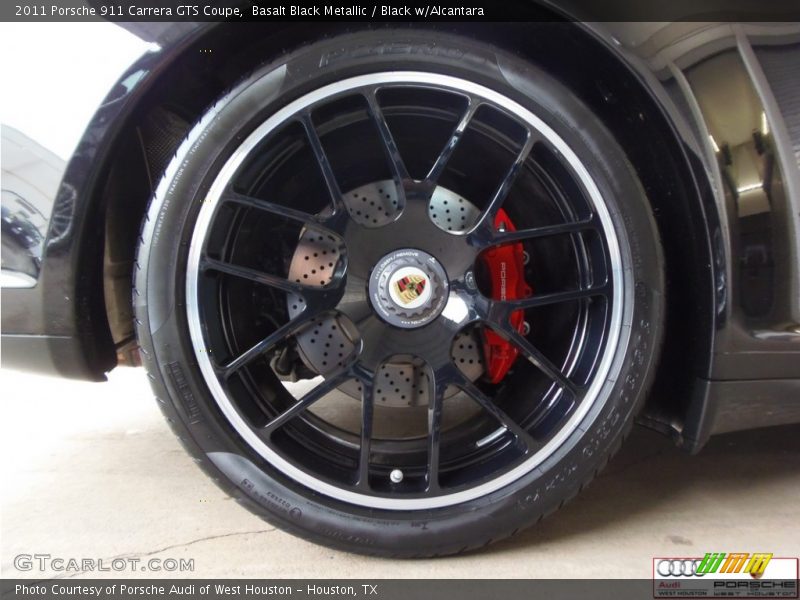 Basalt Black Metallic / Black w/Alcantara 2011 Porsche 911 Carrera GTS Coupe