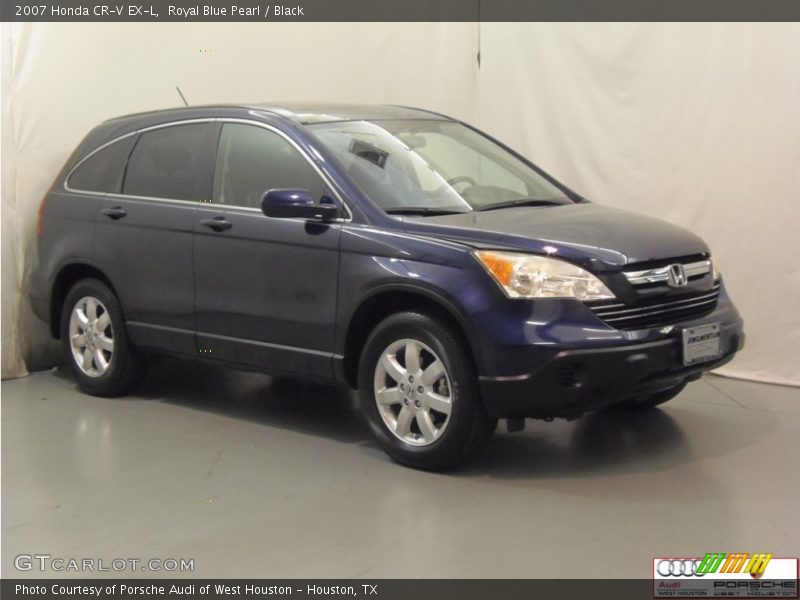 Royal Blue Pearl / Black 2007 Honda CR-V EX-L