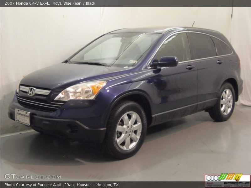 Royal Blue Pearl / Black 2007 Honda CR-V EX-L