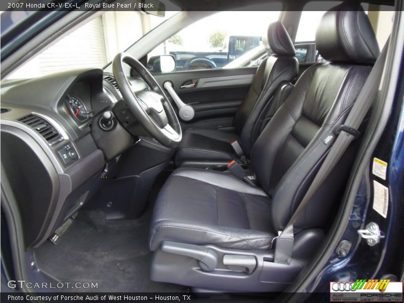 Royal Blue Pearl / Black 2007 Honda CR-V EX-L