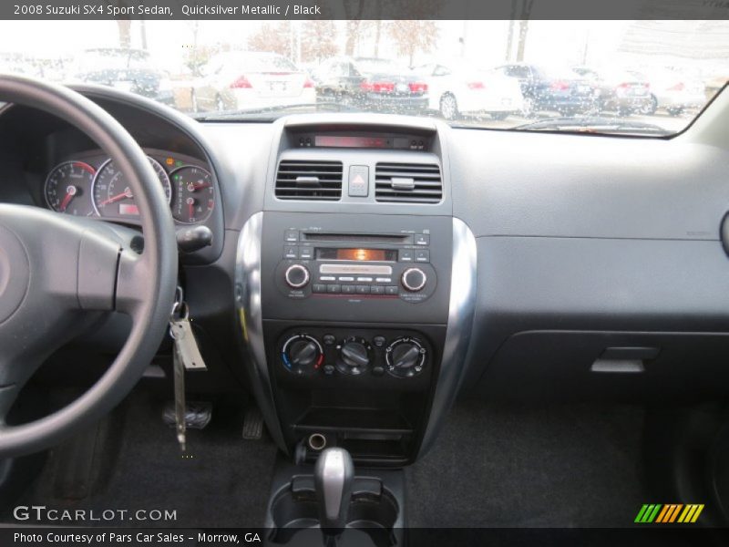 Quicksilver Metallic / Black 2008 Suzuki SX4 Sport Sedan