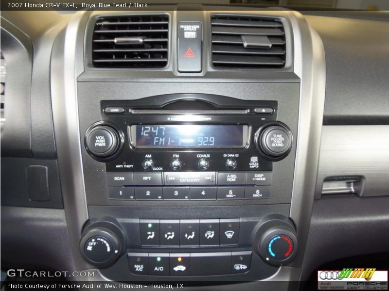 Royal Blue Pearl / Black 2007 Honda CR-V EX-L